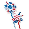 4" Patriotic Plastic Pinwheel